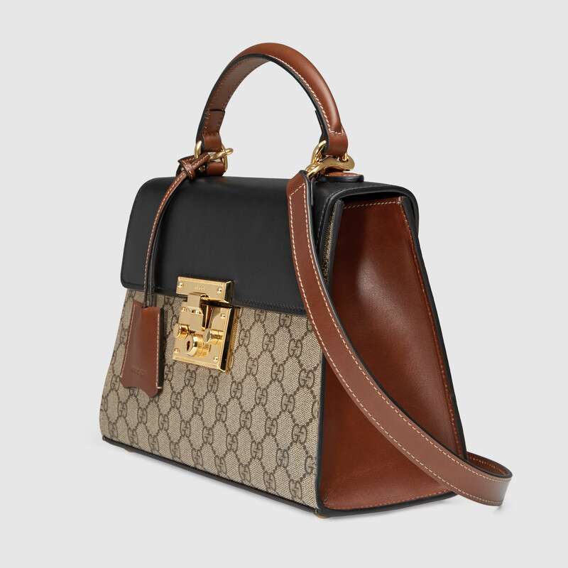 Gucci Padlock GG Supreme Top Handle Bag Shoulder Bag 453188